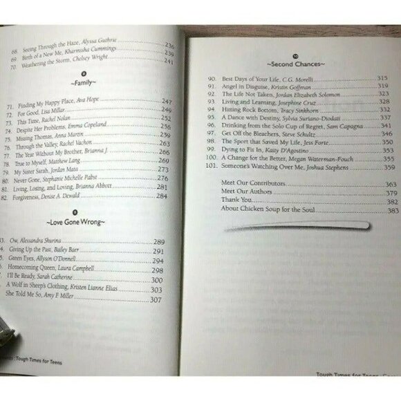 Chicken Soup for the Soul Tough Times Teens 101 Stories Hard Parts Being - Picture 5 of 5